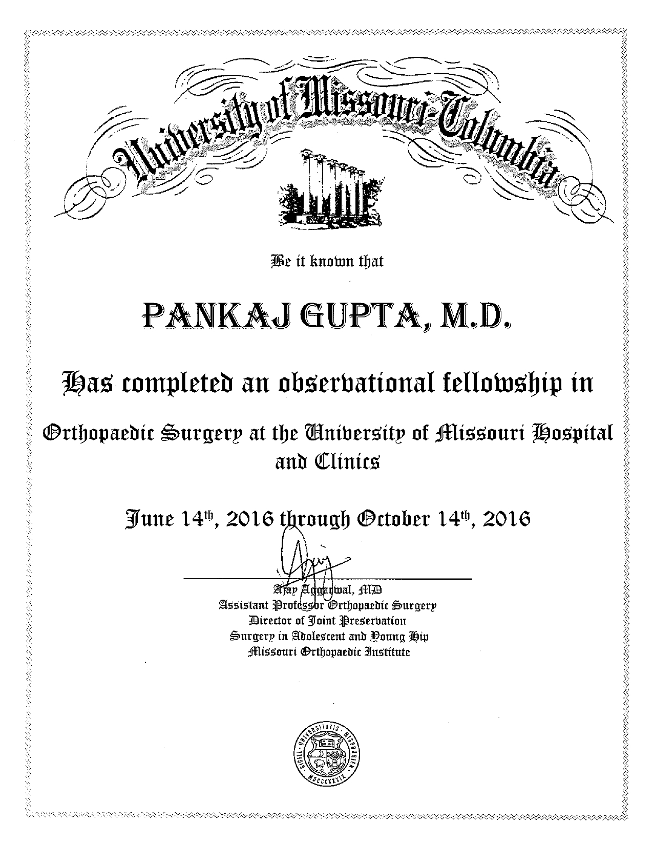 Certificate 3